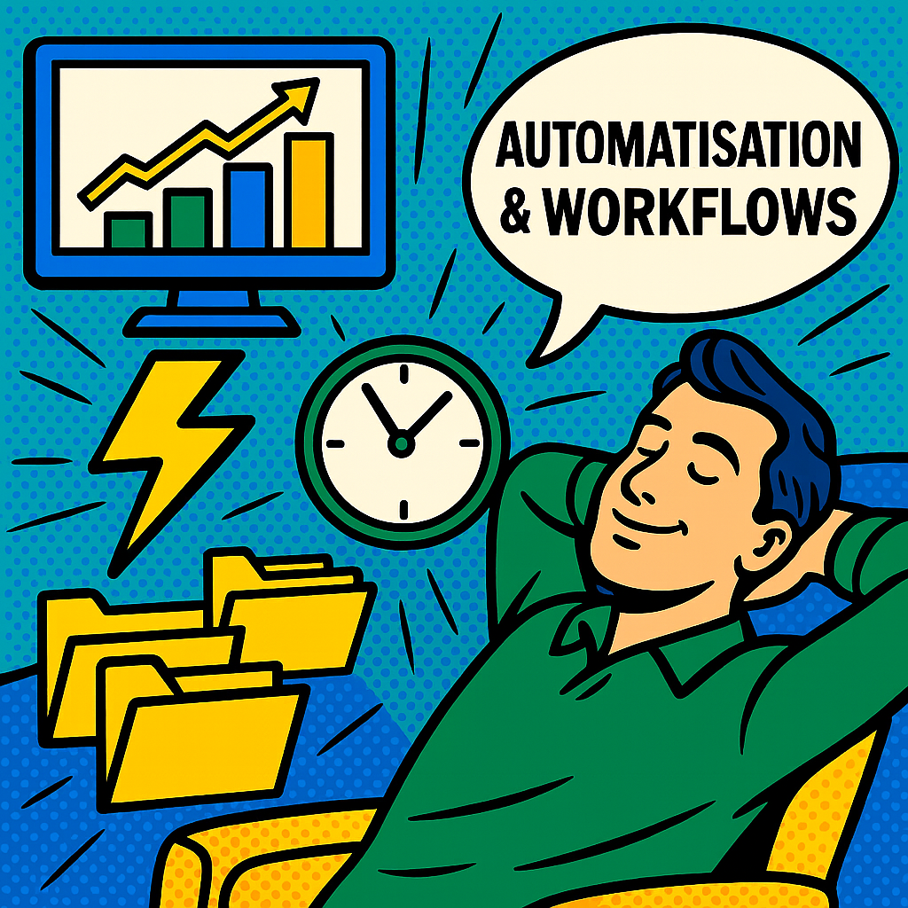 Automatisation des tâches et création de workflows pour PME – LetsGoIA